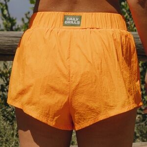 Daily Drills Bright Orange Shorts